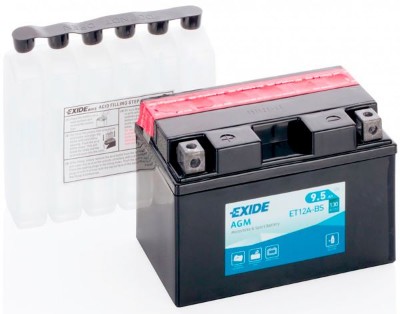 Imagen de BATERÍA EXIDE AGM ET12A-BS 12V 9,5Ah