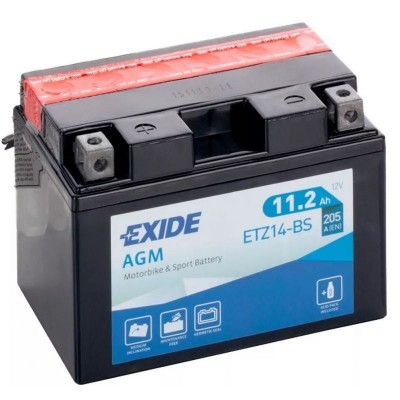 Imagen de BATERÍA EXIDE AGM ETZ14-BS 12V 11,2Ah