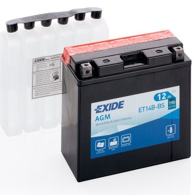 Imagen de BATERÍA EXIDE AGM ET14B-BS 12V 12Ah