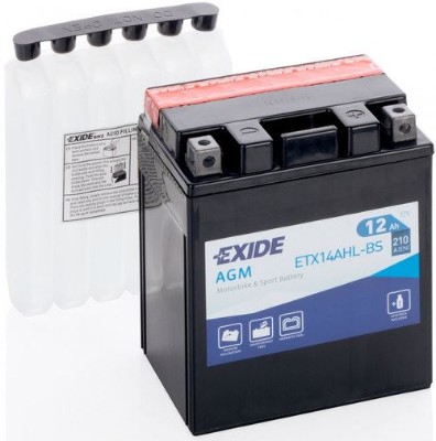 Imagen de BATERÍA EXIDE AGM ETX14AHL-BS 12V 12Ah