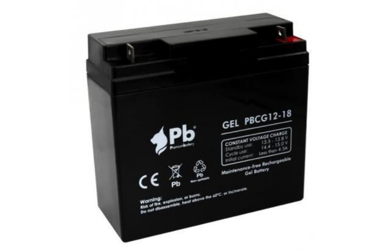 Imagen de Batería Premium Battery PBCG12-18 GEL Cíclica