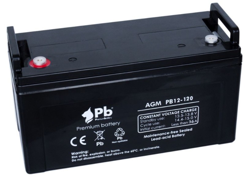 Imagen de Batería Premium Battery PB12-120 AGM Estacionaria
