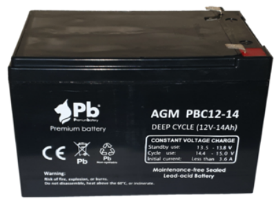 Imagen de Batería Premium Battery PBC12-14 AGM Ciclica