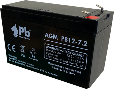 Imagen de Batería Premium Battery PB12-7,2 AGM Estacionaria