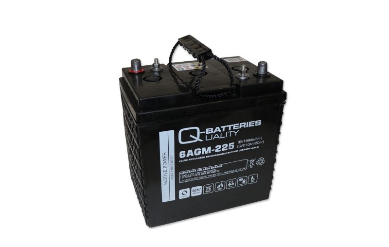 Imagen de Q-BATTERIES 6AGM-225 Traction Cíclica