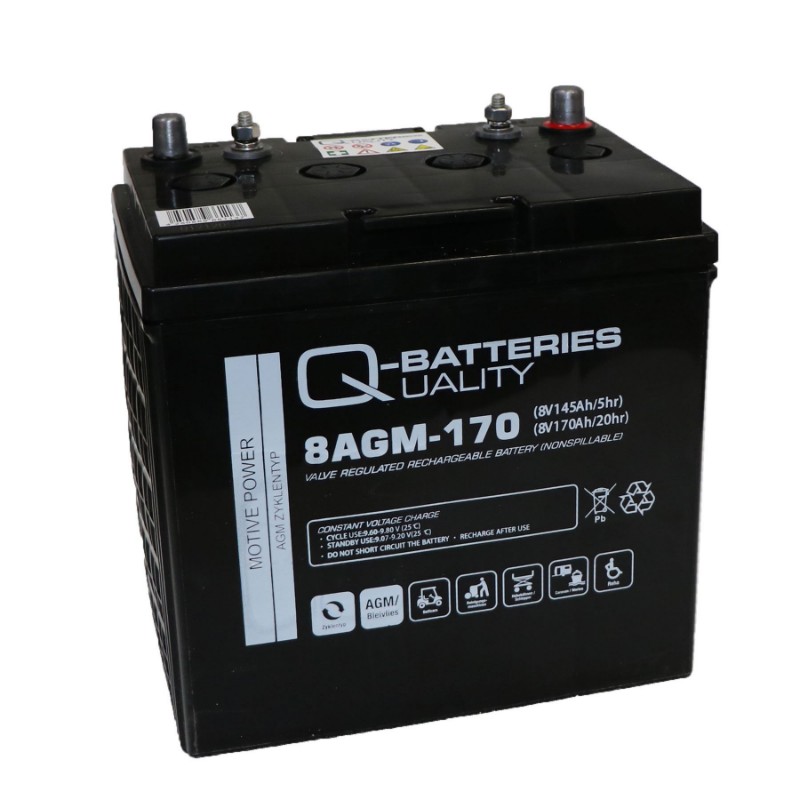 Imagen de Q-BATTERIES 8AGM-170 Traction Cíclica