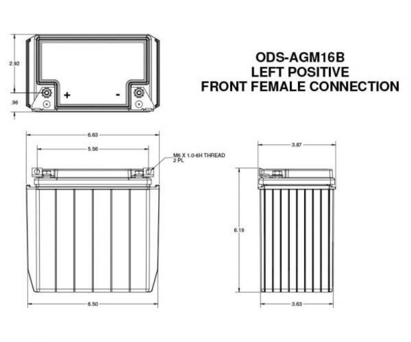 Imagen de Batería ODYSSEY PC535 Motorsports  