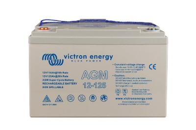 Imagen de Batería VICTRON 12V/125Ah AGM Super ciclica