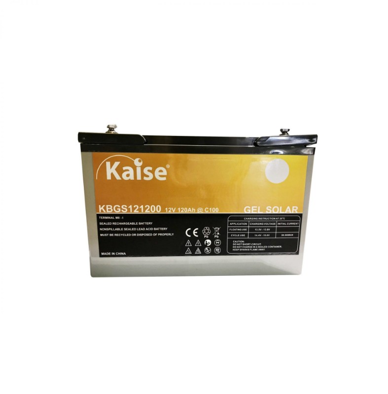 Imagen de BATERÍA KAISE Solar GEL KBGS121200 12V 104Ah