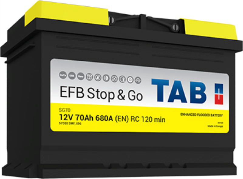 Imagen de BATERÍA TAB SG70 START-STOP EFB