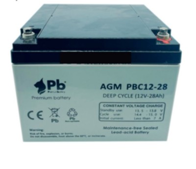 Imagen de Batería Premium Battery PBC12-28 AGM Ciclica