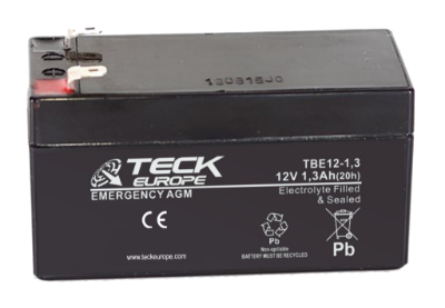 Imagen de Batería TECK TBE12-1,3 AGM Emergencia 