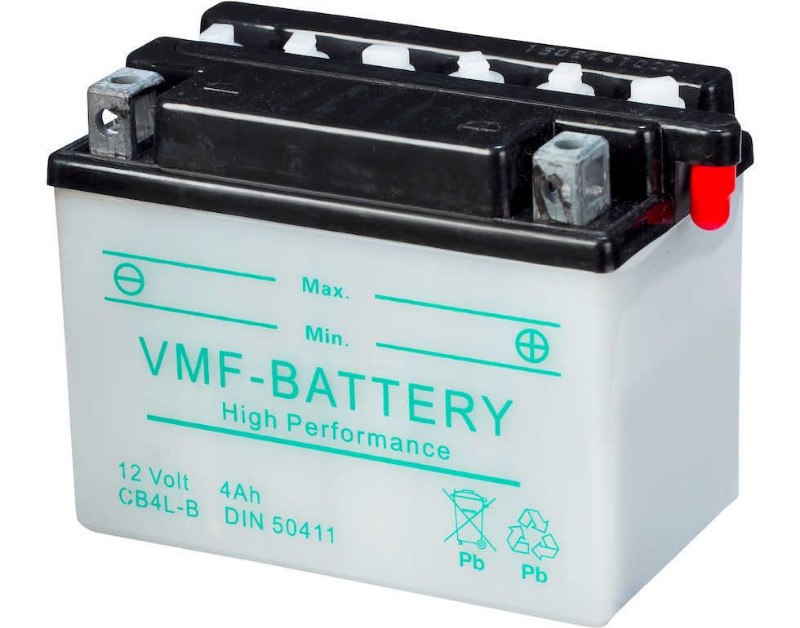 Imagen de BATERÍA VT POWER Convencional YB4L-B 12V 4Ah