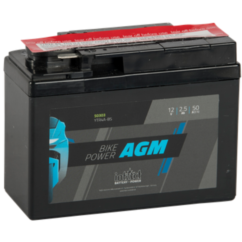 Imagen de BATERÍA INTACT AGM YTR4A-BS 12V 2,5Ah