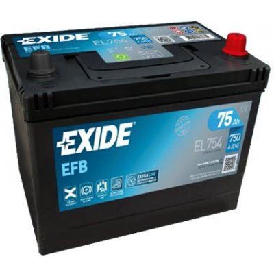 Imagen de Batería EXIDE EL754 (equivale a TUDOR TL754) Start-Stop EFB