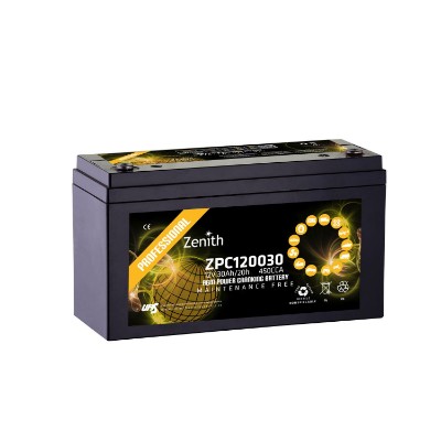 Imagen de BATERÍA ZENITH ZPC120030 Power Cranking 30Ah 450A AGM