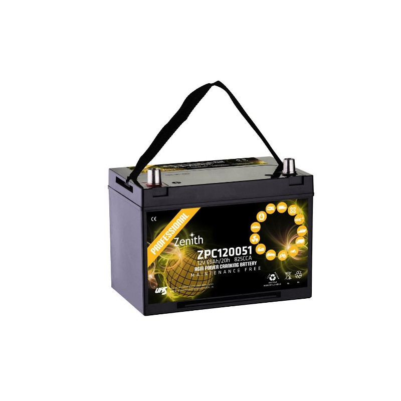 Imagen de BATERÍA ZENITH POWER CRANKING ZPC120051 12V 65Ah