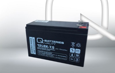 Imagen de Batería Q-BATTERIES 12LSX-7.5 AGM Long LIfe