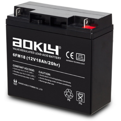 Imagen de BATERÍA AOKLY AGM 6FM18 12V 18Ah