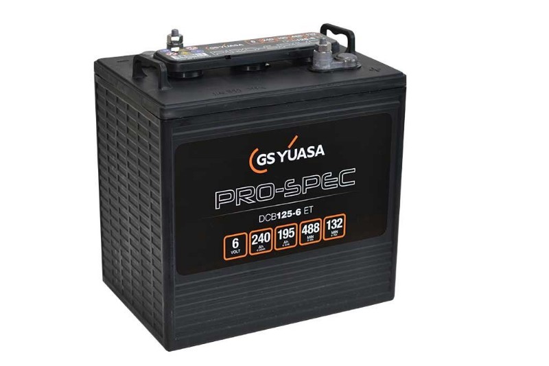 Imagen de BATERÍA YUASA PRO-SPEC DCB125-6 6V 240Ah