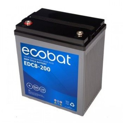 Imagen de ECOBAT EDC8-200 AGM Ciclo Profundo