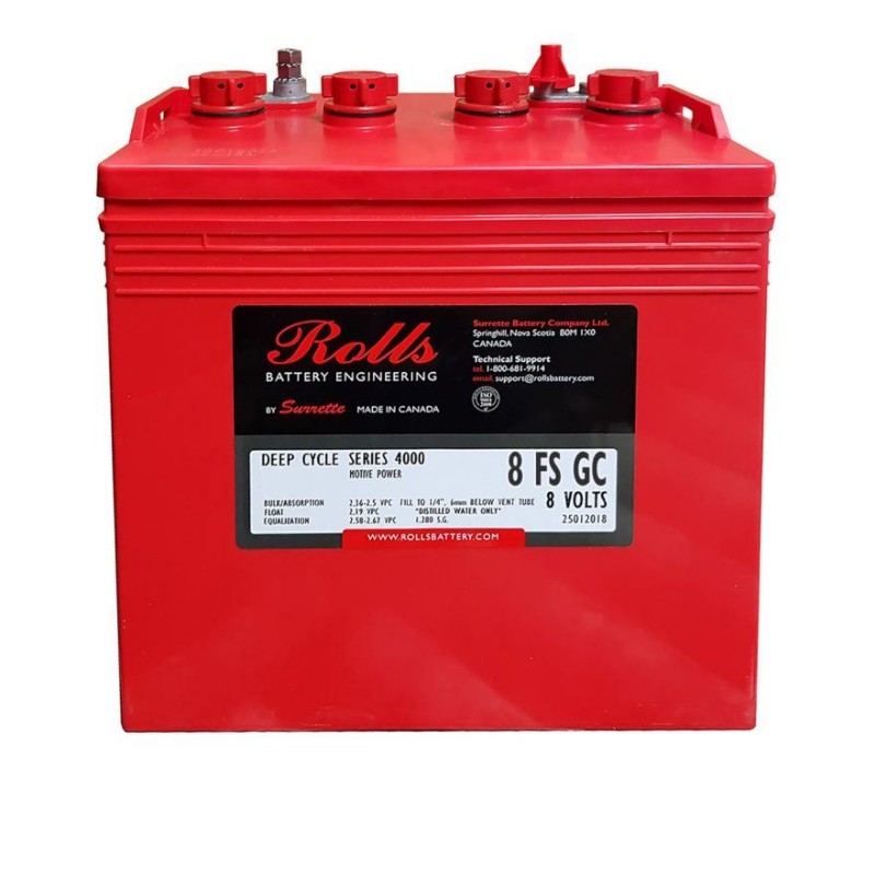 Imagen de BATERÍA ROLLS Traction 8FS 155 8V 155Ah