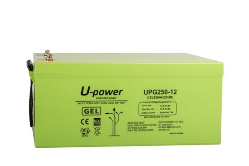 Imagen de BATERÍA U POWER GEL MU-UPG250-12 12V 250Ah
