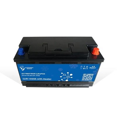 Imagen de Batería Litio 100Ah 12,8V ULTIMATRON ULS-12-100H ciclo profundo autocaravana antiheladas