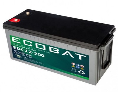 Imagen de ECOBAT EDC12-200 AGM Ciclo Profundo