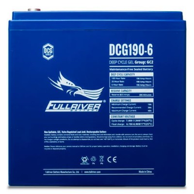 Imagen de Batería FULLRIVER DCG190-6 GEL Cíclica