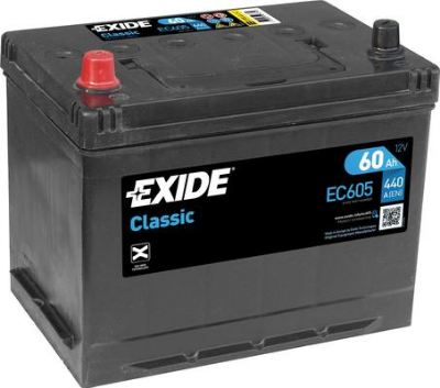 Imagen de Batería EXIDE EC605 (equivale a TUDOR TC605) Classic