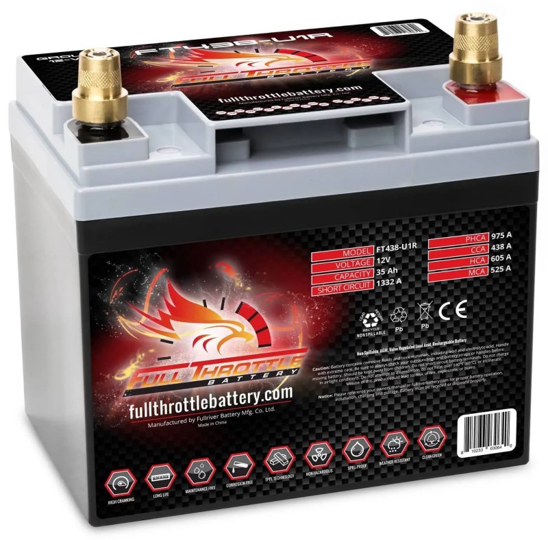 Imagen de BATERÍA FULLRIVER HC35 Full Throttle 35Ah 438A AGM