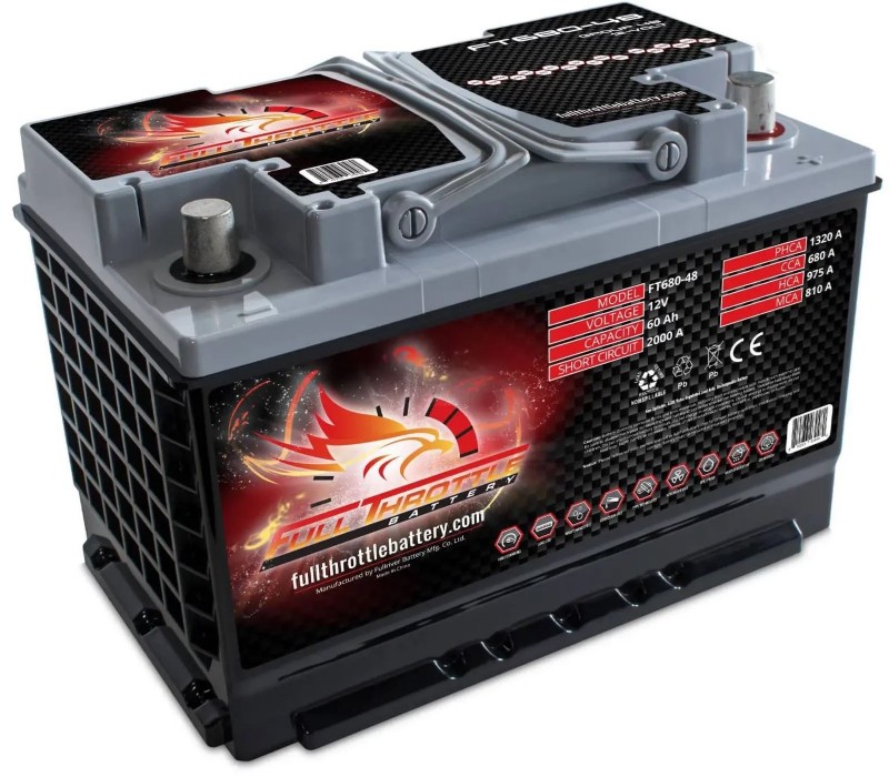 Imagen de Bateria FULLRIVER HC60B ó FT680-48 Alto Arranque 