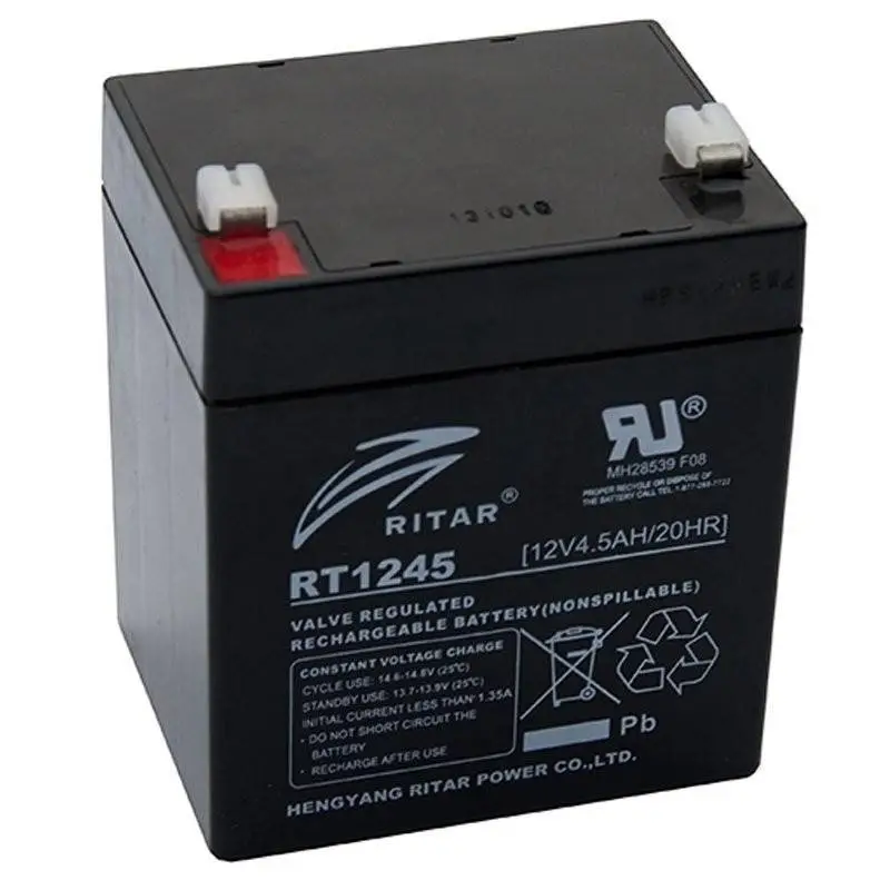 Imagen de BATERÍA RITAR AGM RT1245 12V 4,5Ah
