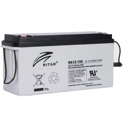 Imagen de BATERÍA RITAR AGM Long Life RA12-150A 12V 159Ah