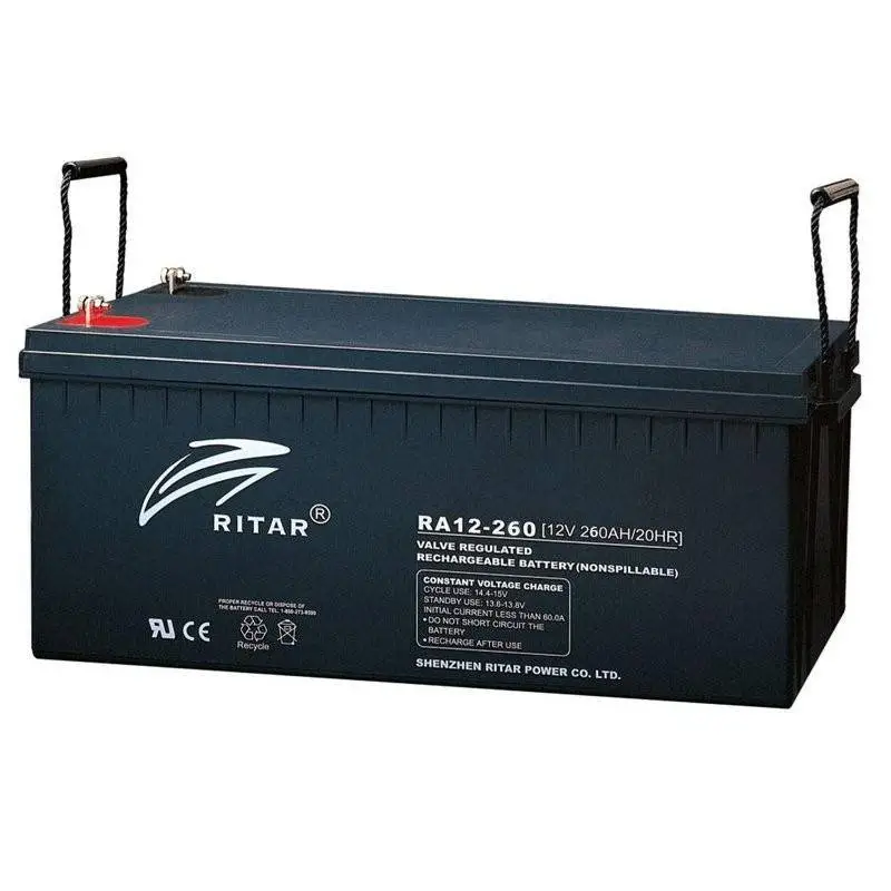 Imagen de BATERÍA RITAR AGM Long Life RA12-260A 12V 276Ah