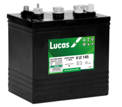 Imagen de BATERÍA LUCAS Traction 6-LC-145 6V 245Ah