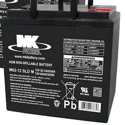Imagen de Batería MK Powered M62-12 SLD M AGM Ciclica 