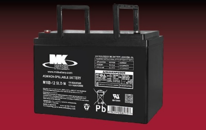 Imagen de Batería AGM 100Ah 12V MK Powered M100-12 SLD-M ciclo profundo