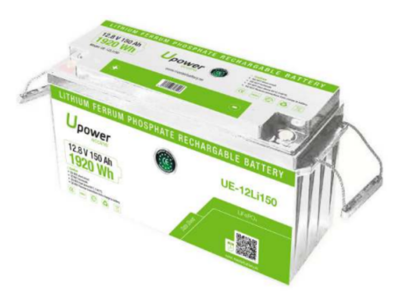 Imagen de BATERÍA U POWER Litio UE-12Li150 12,8V 150Ah