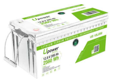 Imagen de BATERÍA U POWER Litio UE-12Li200 12,8V 200Ah