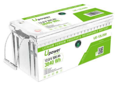 Imagen de BATERÍA U POWER Litio UE-12Li300 12,8V 300Ah