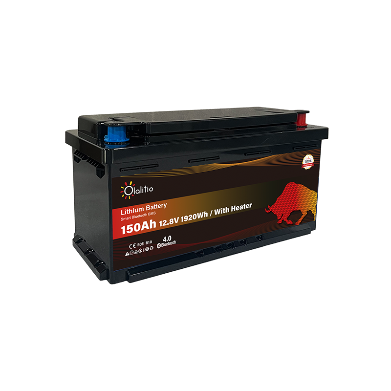 Imagen de BATERÍA OLALITIO Litio OLA-12-150SH Bajo Asiento Antihelada 12,8V 150Ah
