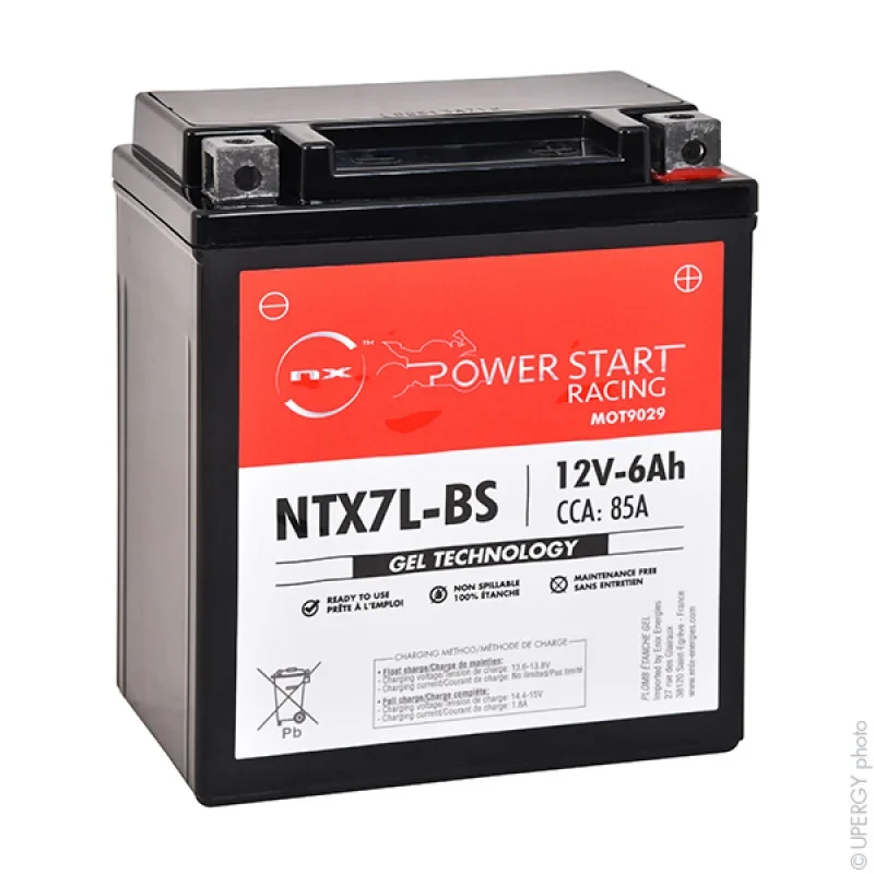 Imagen de BATERÍA NX ENERGIES GEL NTX7L 12V 6Ah