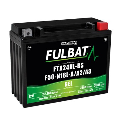 Imagen de BATERÍA FULBAT GEL  FTX24HL-BS 12V 22Ah