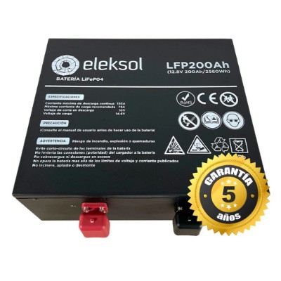Imagen de BATERÍA ELEKSOL Litio LFP200AHBT 12,8V 200Ah