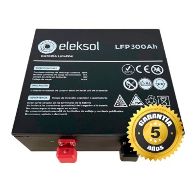 Imagen de BATERÍA ELEKSOL Litio LFP300AHBTBA 12,8V 300Ah
