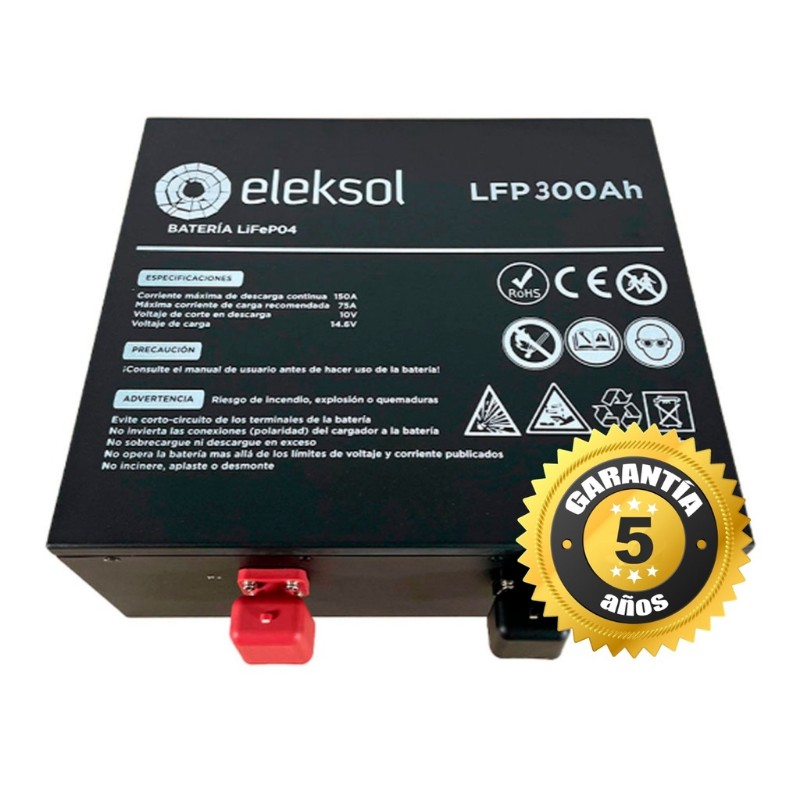 Imagen de BATERÍA ELEKSOL Litio LFP300AHBTBA 12,8V 300Ah