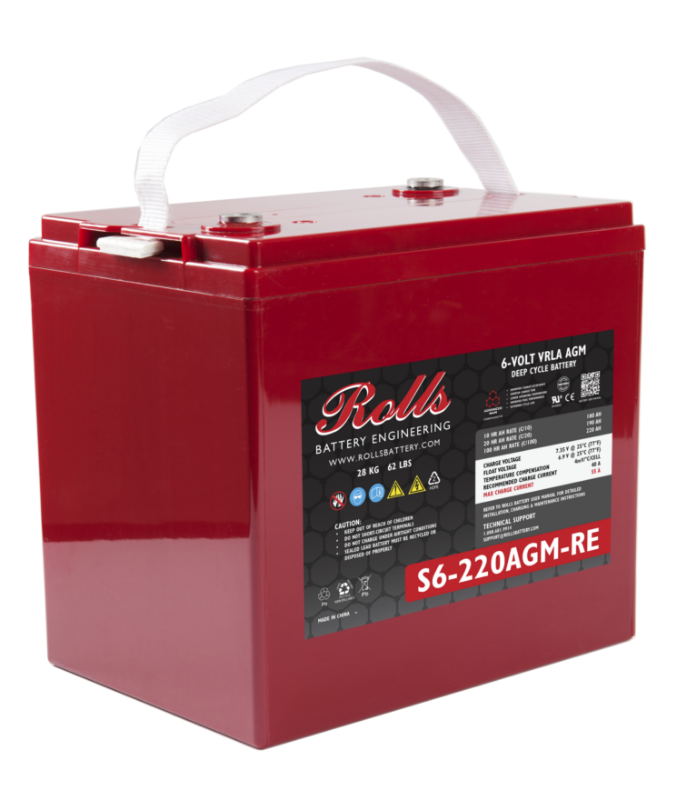 Imagen de Batería ROLLS S6-220 AGM Ciclo Profundo