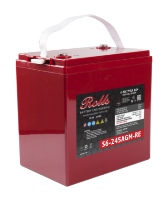 Imagen de BATERÍA ROLLS AGM Ciclica S6-245AGM 6V 220Ah